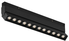 Трековый магнитный светильник iLedex Vision 4822-003-L236-12W-38DG-4000K-BK
