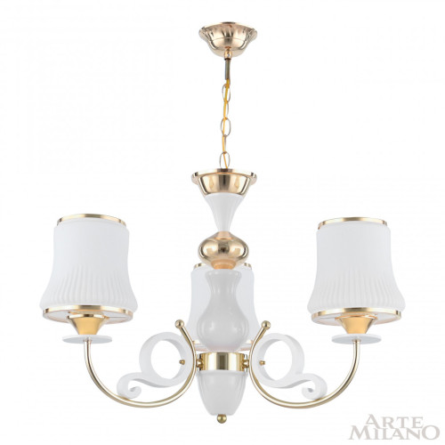 Подвесная люстра Arte Milano Florentia-1097 301097/3 Wh/Gd