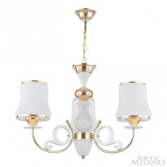 Подвесная люстра Arte Milano Florentia-1097 301097/3 Wh/Gd