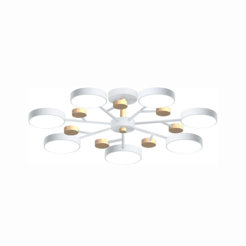 Люстра на штанге LED4U L3205-800 WH
