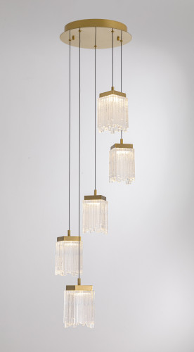 Подвесной светильник MD25020403-5A2 Satin gold