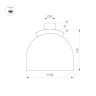 Трековый светильник Arlight ART-INBELT-CUP-R100-8W Day4000-MIX (BK, 36 deg, 48V, DALI) 051173