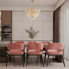 Люстра на штанге Arte Milano Sorrento 378019/9/300/570 GD