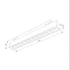 Трековый светильник Elektrostandard Slim Magnetic 4690389178900
