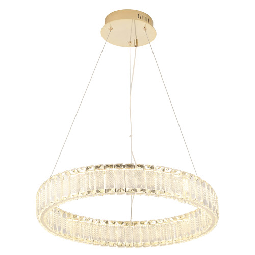 Подвесная люстра Crystal Lux MUSIKA SP50W LED GOLD