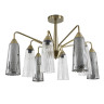 Люстра на штанге Indigo Campana 13028/8R Brass V000510