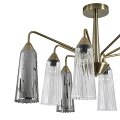 Люстра на штанге Indigo Campana 13028/8R Brass V000510