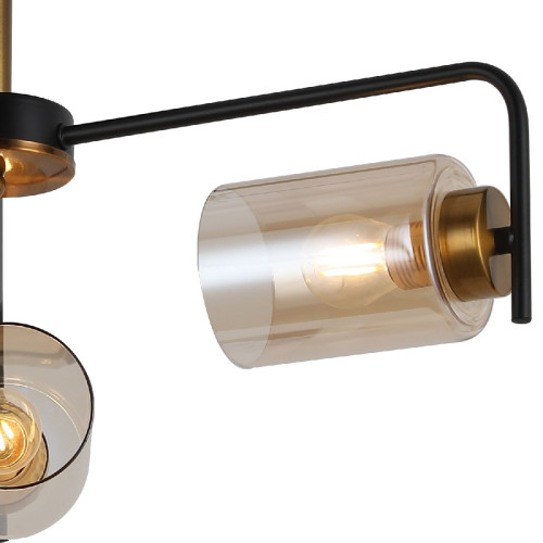 Люстра на штанге Illumico IL8248-3COU-79 BK GD