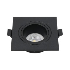 Встраиваемый светильник General GCL-MR16-SQ-BLACK 661283
