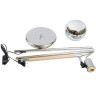 Торшер Uniel UML-T702 E14 SILVER+ UL-00010957