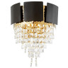 Настенный светильник Lumina Deco LDW 7045-2 BK+GD