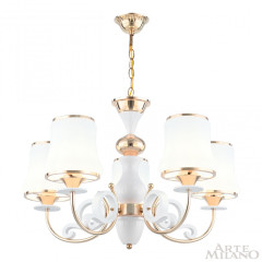Подвесная люстра Arte Milano Florentia-1097 301097/5 Wh/Gd