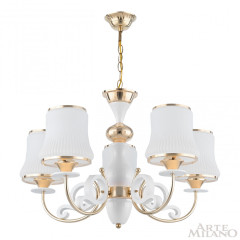 Подвесная люстра Arte Milano Florentia-1097 301097/5 Wh/Gd