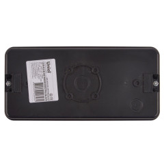 Светильник светодиодный влагозащищенный с БАП Uniel ULW-K25B 6W/4000K/EMG IP65 BLACK UL-00013353