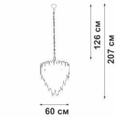 Подвесная люстра Vitaluce V5811-8/10