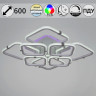 Потолочная люстра Reluce 06321-3.3-4+4A WH+CR (RGB)