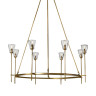 Люстра Torche De Verre 8 gold