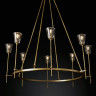 Люстра Torche De Verre 8 gold
