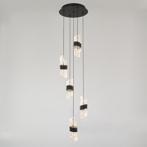 Подвесной светильник MD23001022-5A matt black