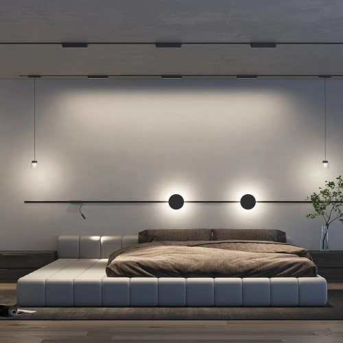 Трековый магнитный однофазный светильник Denkirs Air linear DK5333-BK