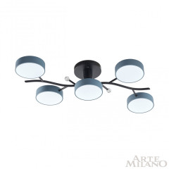 Потолочная люстра Arte Milano Ferrara 256606/5 Bk/Gr