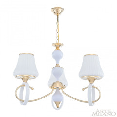Подвесная люстра Arte Milano Florentia-2387 302387/3 Wh/Gd