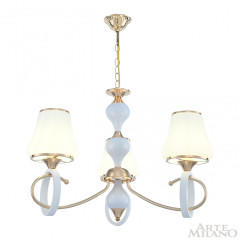 Подвесная люстра Arte Milano Florentia-2387 302387/3 Wh/Gd