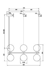 Подвесной светильник Maytoni Ring MOD013PL-06BS1