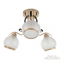Потолочная люстра Arte Milano Amalfi 323306/3 FG+BK