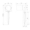Ландшафтный светильник Elektrostandard Landscape 043 FL LED черный 4690389219368 a072086