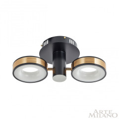Потолочный светильник Arte Milano 271040/2R BK/GD