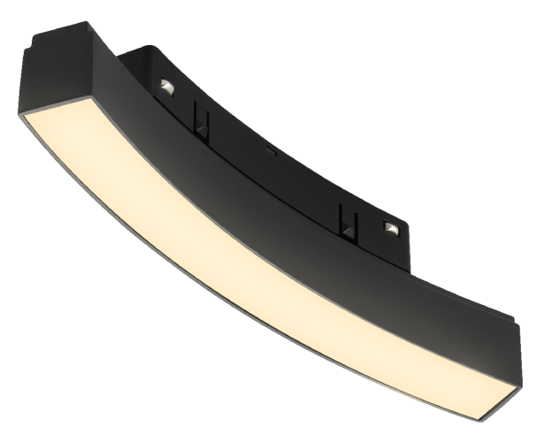 Трековый магнитный светильник iLedex Vision 4822-032-L190-D1500-6W-110DG-3000K-BK