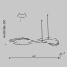 Подвесная люстра Maytoni Plons MOD283PL-L34BS3K