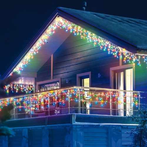 Гирлянда бахрома с эффектом мерцания Uniel ULD-B50006-880/TTK MULTI IP44 UL-00013125