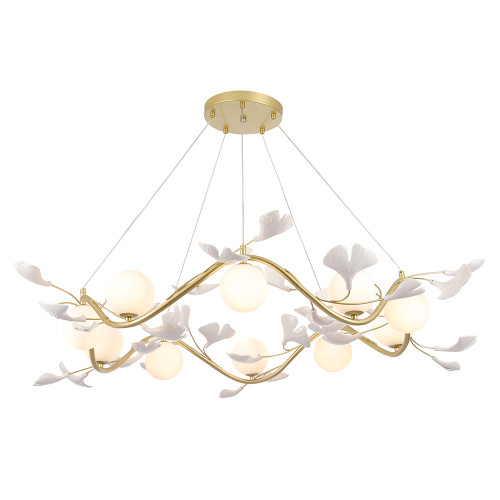 Подвесная люстра Crystal Lux COLIBRI SP10 GOLD