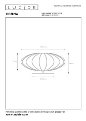 Настольная лампа Lucide Corina 03547/40/30