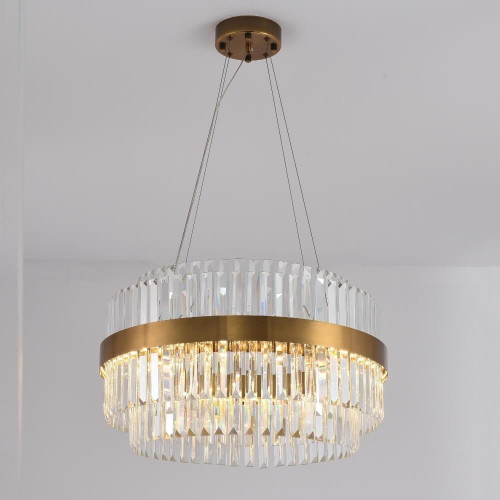 Подвесная светодиодная люстра Lumina Deco Ringletti LDP 8017-600 MD