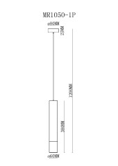 Подвесной светильник MyFar Klara MR1050-1P