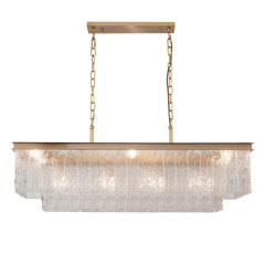 Подвесная люстра Delight Collection Glace KG0998P-8L brass