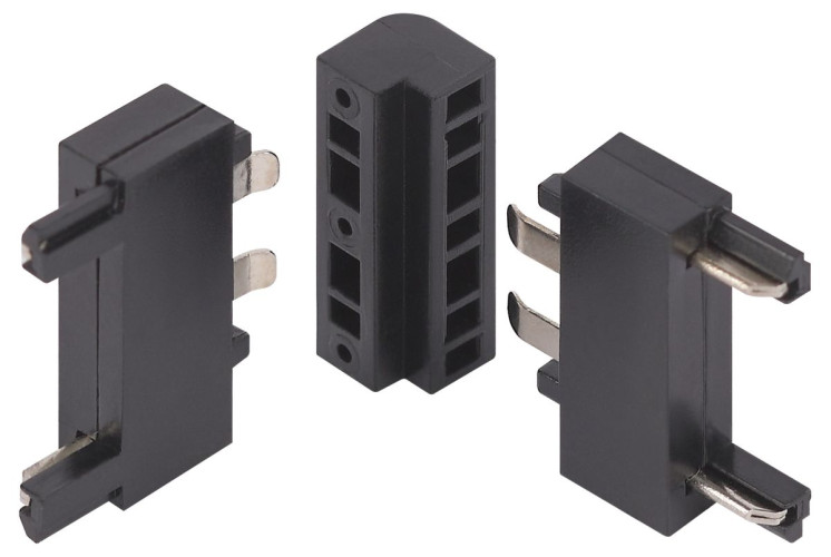 Коннектор  угловой внутренний для тонкого магнитного шинопровода Эра TRM-S5-CCW BK