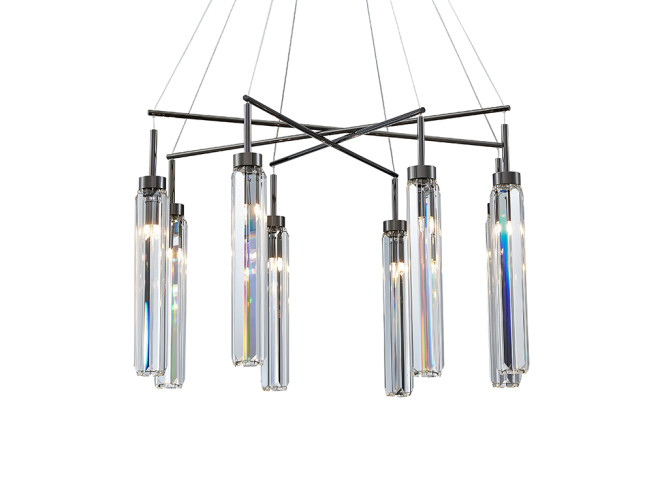 Подвесная люстра Newport 4520 4524+4/S black glossy М0068549