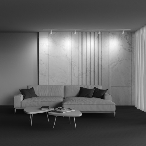 Трековый однофазный светильник Maytoni Polar TR088-1-GX53-W