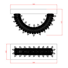 Настенный светильник MD-0120B-wall chrome