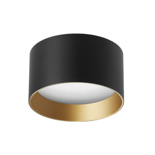 Накладной светильник Arlight SP-BISCOTTO-R120-12W Warm3300-MIX (BK-GD, 80 deg, 230V) 055026