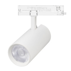 Трековый трехфазный светильник Arlight LGD-GERA-4TR-R90-30W Day4000 (WH, 36 deg, 230V, TRIAC) (IP20 Металл) 058880