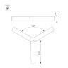 Линейный подвесной светильник Arlight SP-RAYS-3-HANG-5050-510-34W Day4000 049208