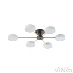 Потолочная люстра Arte Milano Ferrara 252006/6 Bk/Wh