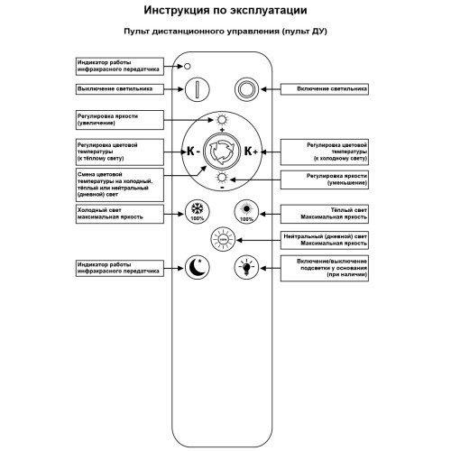 Потолочная люстра Reluce 09877-0.3-06B CR (RGB)