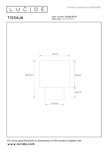 Настольная лампа Lucide Tissaja 06528/28/31