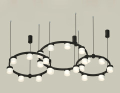 Комплект подвесного светильника Ambrella Light Techno Ring XR92092210 (A9209x3, C9242, C9238, C9232, N8402)
